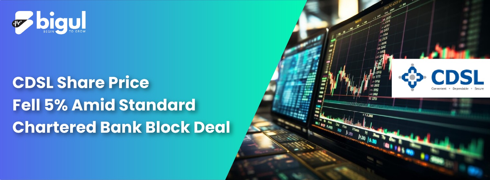 CDSL Share Price Fell 5% Amid Standard Chartered Bank Block Deal